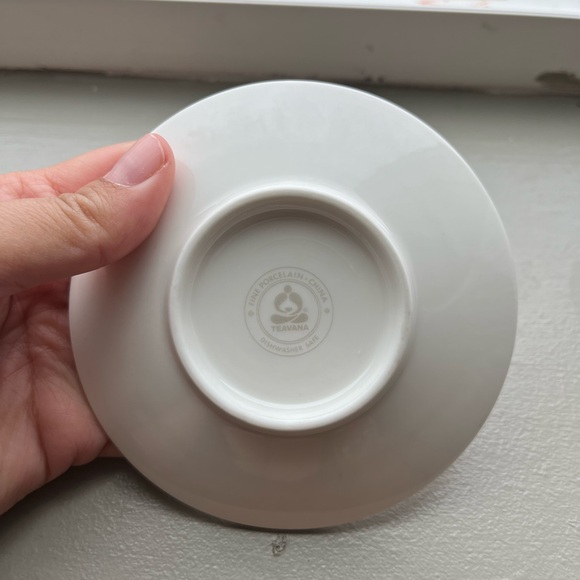 Teavana Enchanted Butterflies Fine Porcelain China Saucer 4” - Picture 2 of 3